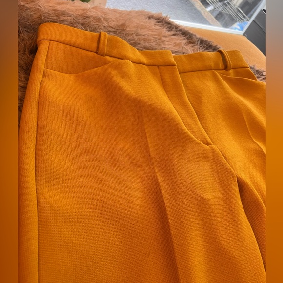 🍌Zara yellow wide leg trousers🍌 - Picture 5 of 11